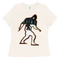 Bone bigfoot wood layered christmas Ladies Tee - DesigneFamous