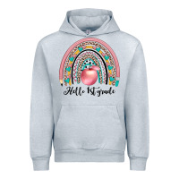 Heather Grey hello 1 st grade Urban Hoodie - JahusDesignShop