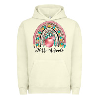 Pigment Pistachio hello 1 st grade Urban Hoodie - JahusDesignShop