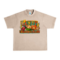 French Oak Happy Thanksgiving Urban Heavy Tee - FaDigitalArtStudio