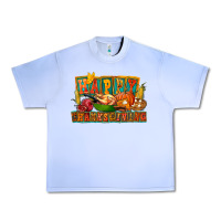 Grape Ice Happy Thanksgiving Urban Heavy Tee - FaDigitalArtStudio