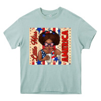 Arona little miss america Heavy Core Tee - TumblerDesignByShophia