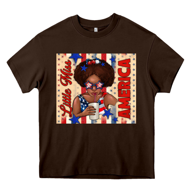 Little Miss America Heavy Core Tee by TumblerDesignByShophia | Teevron