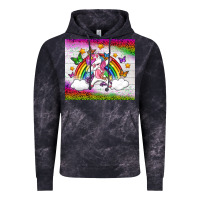 Cloud Black LGBTQ Dabbbing Unicorn And Rainbow Tumbler Vintage Hoodie - BundleAndBundleShop