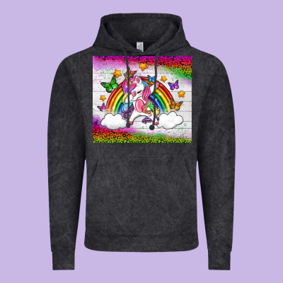 Lgbtq Dabbbing Unicorn And Rainbow Tumbler Vintage Hoodie Designed By Bundleandbundleshop