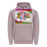 Vintage Zinc LGBTQ Dabbbing Unicorn And Rainbow Tumbler Vintage Hoodie - BundleAndBundleShop