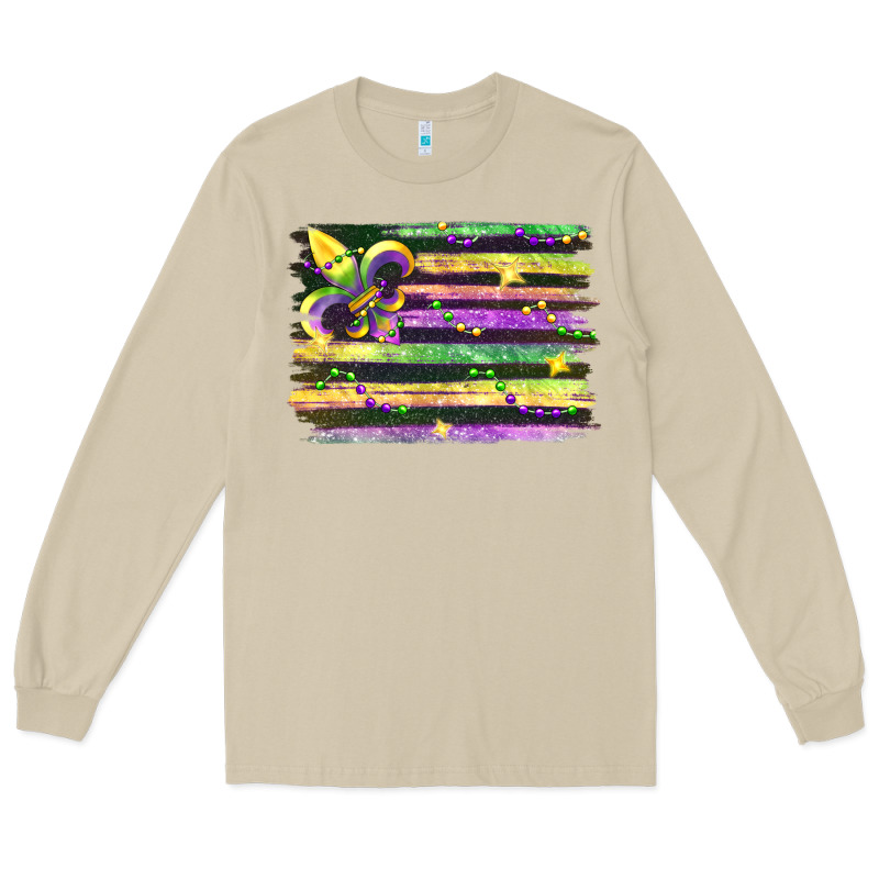 Mardi Gras Long Sleeve Tee by FaDigitalArtStudio | Teevron