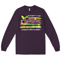 Plum mardi gras Long Sleeve Tee - FaDigitalArtStudio