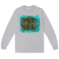 Moon Dust leopard turquoise Long Sleeve Tee - RanaPortraitStore