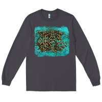 Smoke leopard turquoise Long Sleeve Tee - RanaPortraitStore