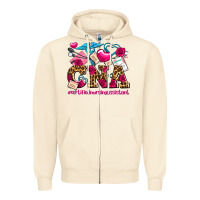 Valentines Day Cna Certified Nursing Assistant Zipper Hoodie | Teevron