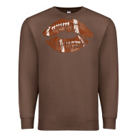 Chestnut football lips Premium Sweatshirt - AdoDesignShop