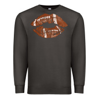 Smoke football lips Premium Sweatshirt - AdoDesignShop