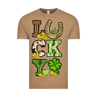 Vintage Coffee St. Patrick's Western lucky Vintage Tee - OliviaCreatesArt