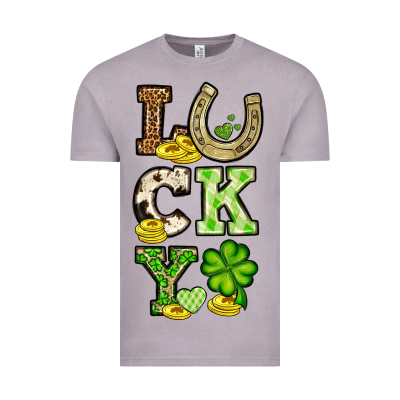 St. Patrick's Western Lucky Vintage Tee by OliviaCreatesArt | Teevron