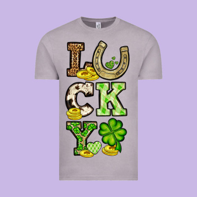 St. Patrick's Western Lucky Vintage Tee Designed By Oliviacreatesart