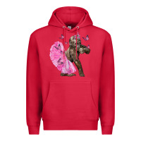 Cardinal Baby Gorilla With Tutu Premium Hoodie - LillyAllenDesigns