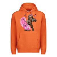 Carrot Baby Gorilla With Tutu Premium Hoodie - LillyAllenDesigns