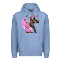 Colony Blue Baby Gorilla With Tutu Premium Hoodie - LillyAllenDesigns