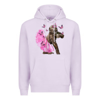 Lilac Baby Gorilla With Tutu Premium Hoodie - LillyAllenDesigns