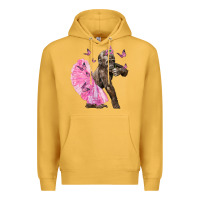 Mustard Baby Gorilla With Tutu Premium Hoodie - LillyAllenDesigns