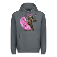 Rock Baby Gorilla With Tutu Premium Hoodie - LillyAllenDesigns