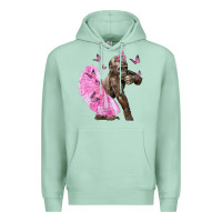 Seafoam Baby Gorilla With Tutu Premium Hoodie - LillyAllenDesigns