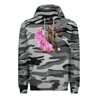 Slate Camo Baby Gorilla With Tutu Premium Hoodie - LillyAllenDesigns