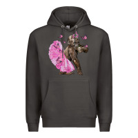 Smoke Baby Gorilla With Tutu Premium Hoodie - LillyAllenDesigns