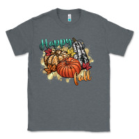 Charcoal Heather happy fall Classic Tee - CowGirlArtShop