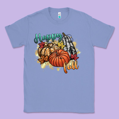 Happy Fall Classic Tee Designed By Cowgirlartshop