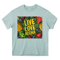 Arona live love aloha Heavy Core Tee - TumblerDesignByShophia