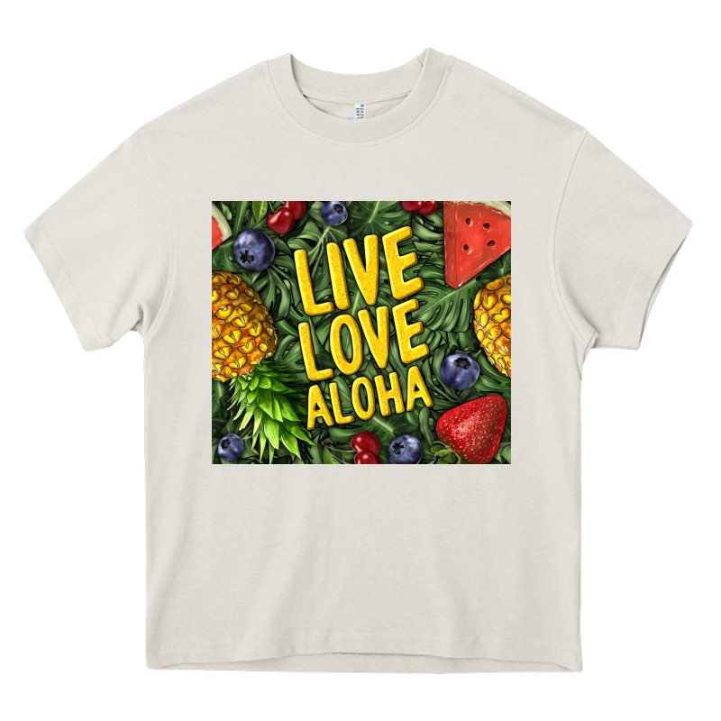 Live Love Aloha Heavy Core Tee by TumblerDesignByShophia | Teevron