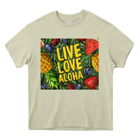 Mossy live love aloha Heavy Core Tee - TumblerDesignByShophia