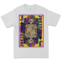 Joker Mardi Gras Skeleton Premium Tee | Teevron