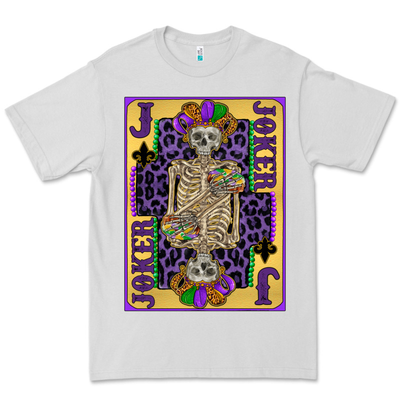 Joker Mardi Gras Skeleton Premium Tee by CowGirlArtShop | Teevron