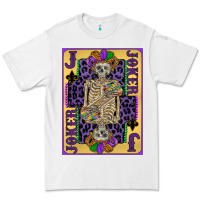 White joker mardi gras skeleton Premium Tee - CowGirlArtShop