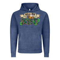 Vintage Denim wee bit irish st patrick's day Vintage Hoodie - FaDigitalArtStudio