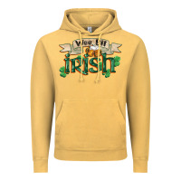 Vintage Mustard wee bit irish st patrick's day Vintage Hoodie - FaDigitalArtStudio