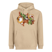 Mushroom horseshoe cowhide cactus patch Heavyweight Hoodie - AdoDesignShop