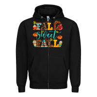 Black fall sweet fall Zipper Hoodie - AdoDesignShop