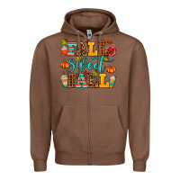 Chestnut fall sweet fall Zipper Hoodie - AdoDesignShop