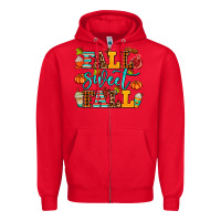 Red fall sweet fall Zipper Hoodie - AdoDesignShop