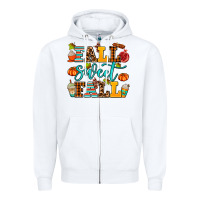 White fall sweet fall Zipper Hoodie - AdoDesignShop
