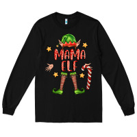 Black mama elf Long Sleeve Tee - FaDigitalArtStudio