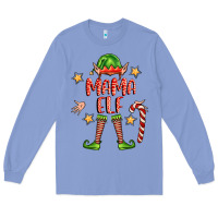 Colony Blue mama elf Long Sleeve Tee - FaDigitalArtStudio