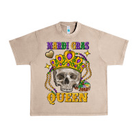 French Oak Skull Mardi Gras queen Urban Heavy Tee - FaDigitalArtStudio