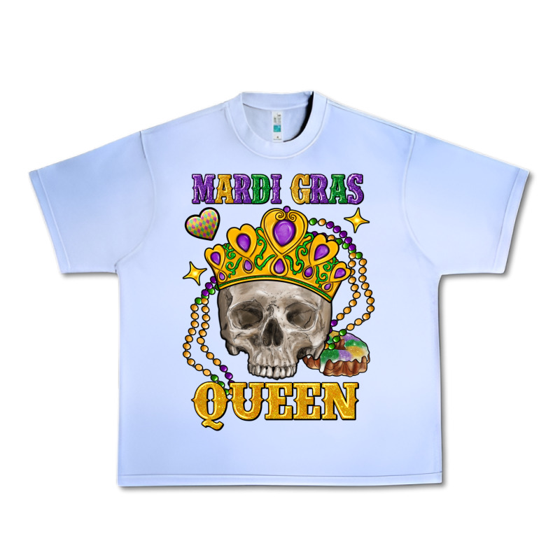 Skull Mardi Gras Queen Urban Heavy Tee by FaDigitalArtStudio | Teevron