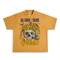 Peanut Butter Skull Mardi Gras queen Urban Heavy Tee - FaDigitalArtStudio