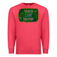 Cardinal teach love inspire chalkboard Premium Sweatshirt - AdoDesignShop
